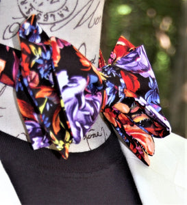 Boldly Floral Bow Tie