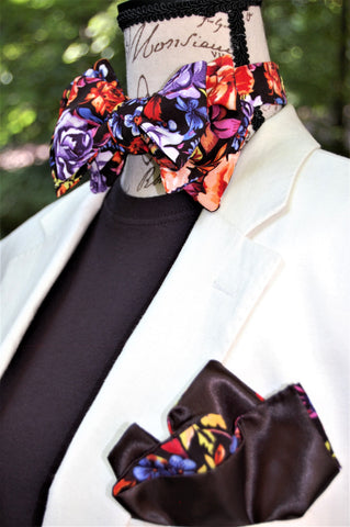Boldly Floral Bow Tie SET