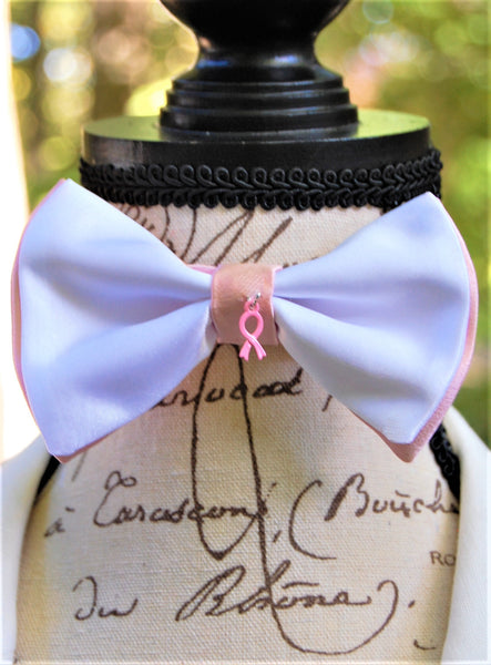Rock the Pink! Ribbon Bow Tie